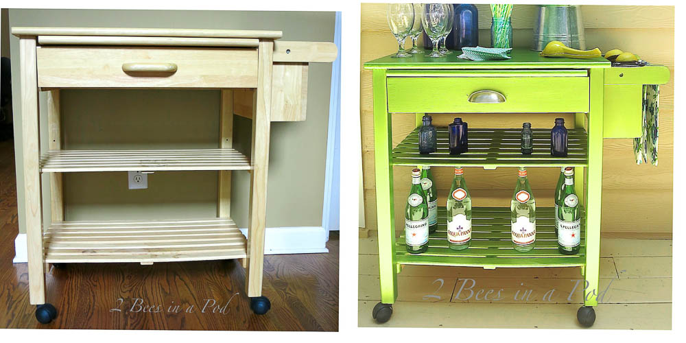 Diy green projects housewives spring series cart glassware housing shelves bottles lower being perfect two has DIY Green Energy Projects for Beginners